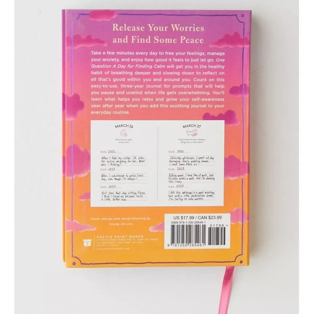 UO One Question a Day for Finding Calm: A Three-Year Journal Book